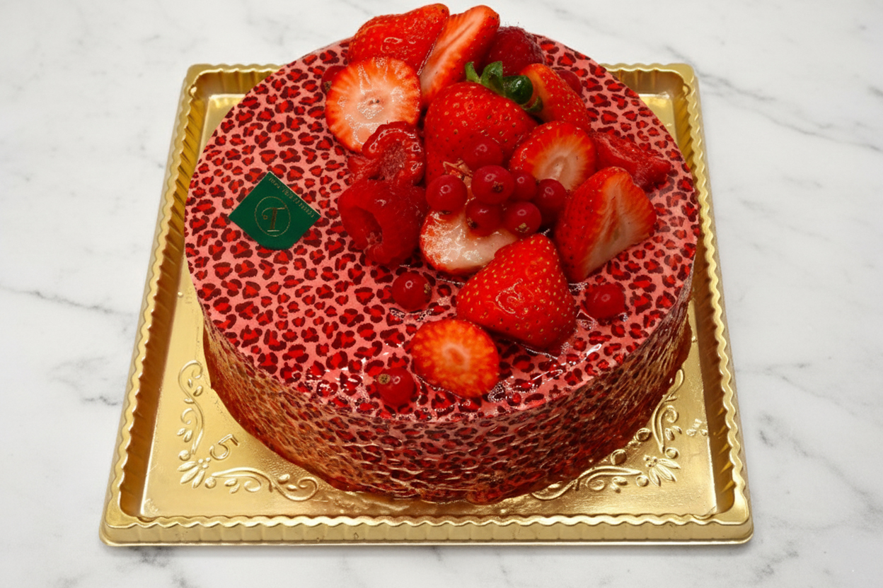 ストロベリーピスタチオムース